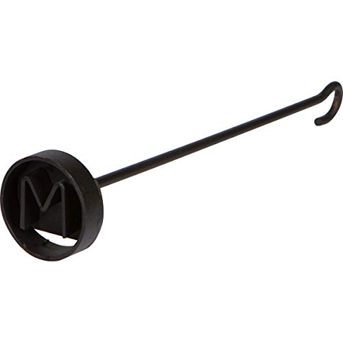 Circle M BBQ Branding Iron for Steaks, Buns, Wood & Leather - WoodArtSupply