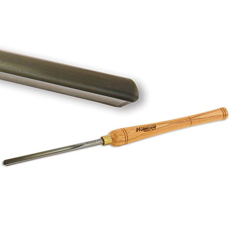 Hurricane Turning Tools, HTT-101, High Speed Steel, 1/2" Bowl Gouge (3/8" Flute) for Woodturning Hurricane Turning Tools