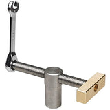 Adjustable Workbench Bench Dog Screw Clamp Fits 3/4 Inch Dog Holes Stainless Steel Brass Adjustable Stop for Woodworking (19mm) DDWT