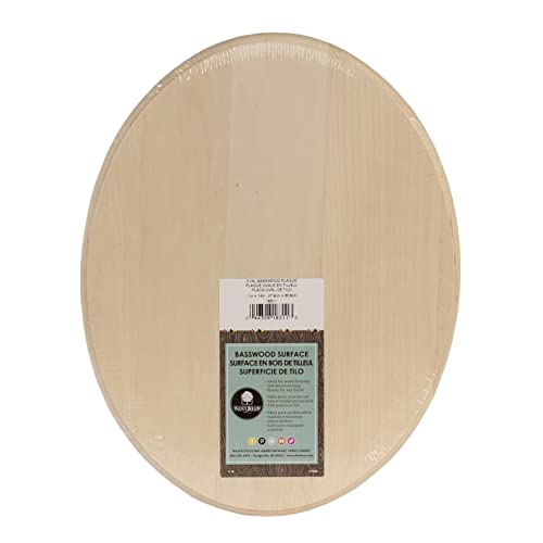 MICHAELS Basswood Oval Plaque by Make Market® Make Market