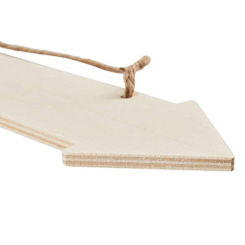 Samanter Blank Wood Sign for Crafts,Unfinished Wood Slices DIY Hanging Wood3pcs Samanter