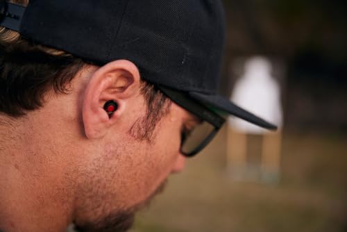 Safariland Pro Impulse Hearing Protection, in Ear Earplugs with Keychain Storage Case - Hearing Protection for Firing Range, Shooting and Hunting Safariland