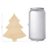 Chunky Christmas Tree 4-inch, Pack of 10 Wooden Christmas Decor, Pine Tree Shaped Cutouts for Classroom & Winter Decor, by Woodpeckers Woodpeckers