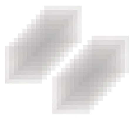 Sovenny 20 Pieces 7 mil Clear Square Mylar Sheet Blank Stencils 6×6 inch Templates for Cricut and Silhouette Machines Sovenny