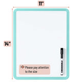 Mr. Pen- Dry Erase Board, 14” x 11” with a Black Dry Erase Marker, Mint Green Frame, Small White Board Dry Erase, Dry Erase Board Small Dry Erase Mr. Pen
