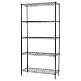 Wire Shelving Unit, 5 Shelf Metal Storage Rack NSF Certified Storage Rack 36" W x 14" D x 72" H 1250Lbs Capacity Garage Shelving Adjustable Heavy Dopinmin