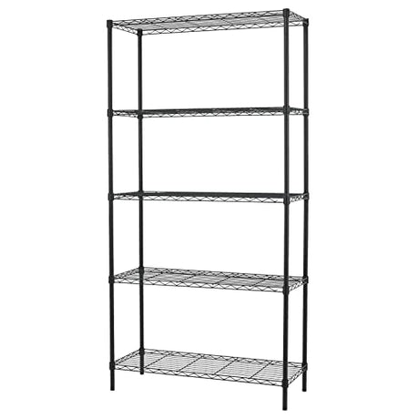 Wire Shelving Unit, 5 Shelf Metal Storage Rack NSF Certified Storage Rack 36" W x 14" D x 72" H 1250Lbs Capacity Garage Shelving Adjustable Heavy Dopinmin