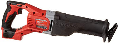 Milwaukee 2621-20 M18 18V Lithium Ion Cordless Sawzall 3,000RPM Reciprocating Saw with Quik Lok Blade Clamp and All Metal Gearbox (Bare Tool) - WoodArtSupply