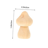 COHEALI 30 Pcs DIY Wooden Ornaments Peg Doll Family Wooden People Unpainted Wooden Figurines Peg Doll Wood Bodies Unfinished Wooden Pegs Nativity COHEALI