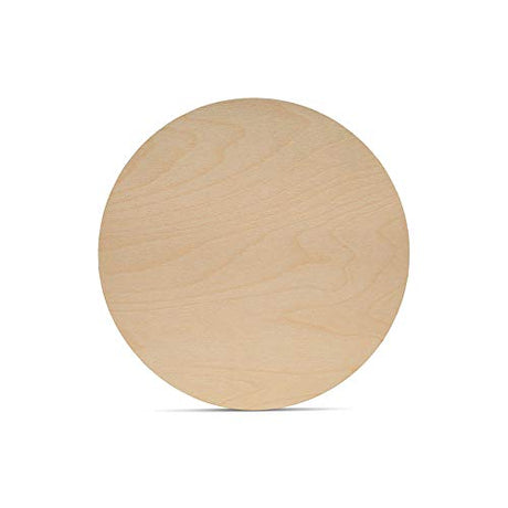 Wood Discs for Crafts, Blank Tokens, or Wooden Coins, 3 x 1/16 inch, Pack of 100 Unfinished Wood Circles, by Woodpeckers Woodpeckers