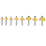 8milelake 100 pcs 1/4inches Shank Router Bit Set Tungsten Carbide Tips Woodworking Kit, Dovetails, Slot Cutters & Straight Router 8MILELAKE