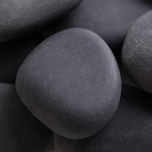 BigOtters 10PCS Painting Rocks, Dark River Rocks for Painting, 1"-3" DIY Rocks Flat Smooth Kindness Rocks for Arts DIY Crafts, Hand Picked - WoodArtSupply