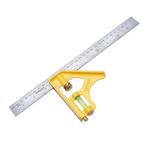 STANLEY 2-46-028 Combination Die Cast Square, 300mm/ 12'' Stanley