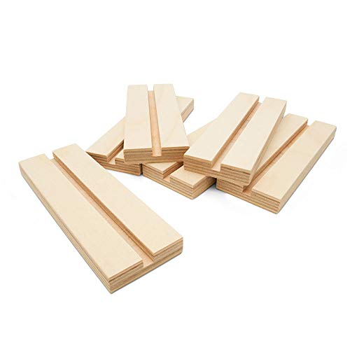 Stand for Wooden Cutouts 5 Inch, Pack of 10, Fits 1/4" Thick Wooden Cutouts, Use for Centerpieces and Displays, by Woodpeckers Woodpeckers