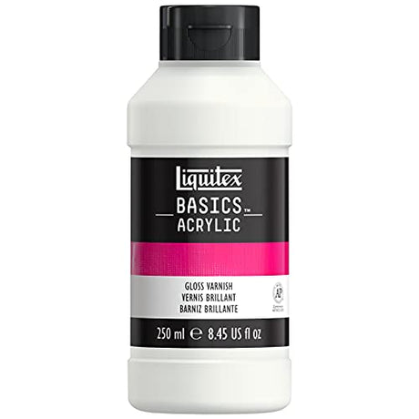 Liquitex BASICS Gloss Varnish, 250ml (8.4oz) Bottle Liquitex