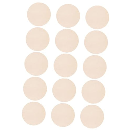 Anneome 15pcs Wooden Blank Hanging Tag Wooden Log Slices Unfinished Circles Unfinished Wood Shapes Wood Tree Slices Christmas Crafts Wood Slices for Anneome