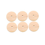 TEHAUX 1 Unfinished Wooden Cutouts Unfinished Wood Discs Unfinished Wood Circle Wood Cutouts for Crafts Circle Wood Chips Circle Wood Cutouts Wooden TEHAUX