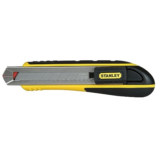 Stanley 10-481 FatMax Snap-Off Knife, 18mm,Silver/Yellow/Black