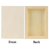 ADXCO 8 Pack Wood Panels 5 x 7 inch Wooden Canvas Board Unfinished Wooden Panel Boards for Painting, Arts, Pouring Use with Oils, Acrylics ADXCO