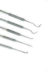 SE 12-Piece Stainless Steel Wax Carvers Set, Wax & Clay Sculpting Tools, Double Ended Carving Kit for Modeling, Sculpting and Shaping, Silver - DD312 SE