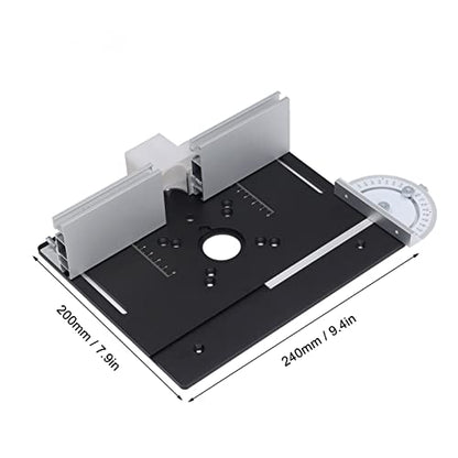 Precision Router Lift, Router Lift and Woodworking Router Table Insert Plate Lift Base with Top Plate, Max Lift 51mm Woodworking Engraving DIY Tools - WoodArtSupply