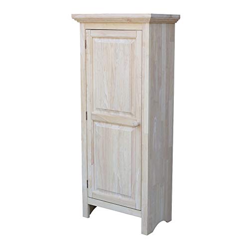 IC International Concepts Single Jelly Cabinet, 51-Inch, Unfinished