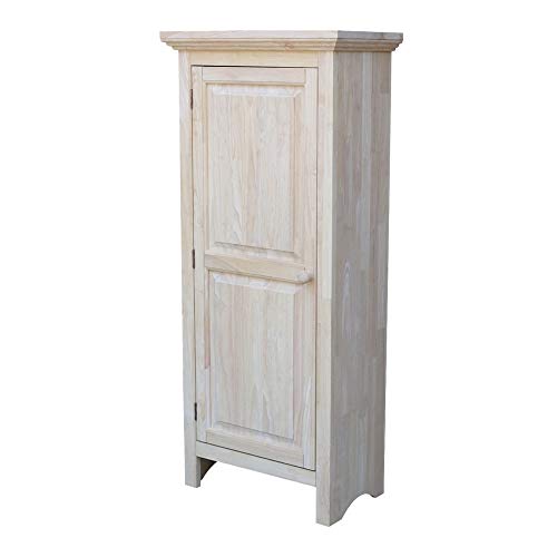 IC International Concepts Single Jelly Cabinet, 51-Inch, Unfinished IC International Concepts