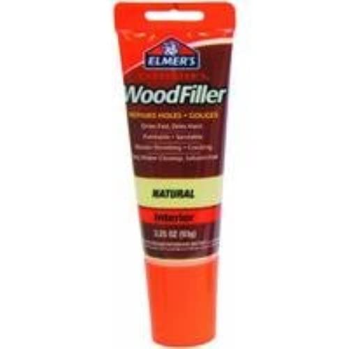 Elmer's E868 Carpenter's Wood Filler, 3.25-Ounce Tube, Natural