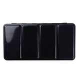 MEEDEN Empty Watercolor Tin Palette, Large Travel Metal Paint Box with 52 Pcs Half Pans MEEDEN