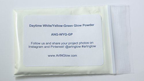 Glow in The Dark Pigment Powder - Neutral and Fluorescent Color for Art Painting, Fine Art, Nail Art Paint, and DIY Crafts - Non-Toxic, Long Lasting Art 'N Glow