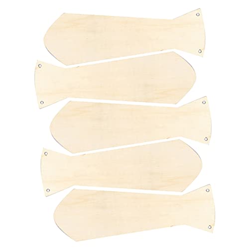 ABOOFAN 10 Pcs Fathers Day Necktie Hand Unfinished Wood Shapes Unfinished Wooden Circles DIY Painting Necktie Wooden Shapes for Crafts Wedding