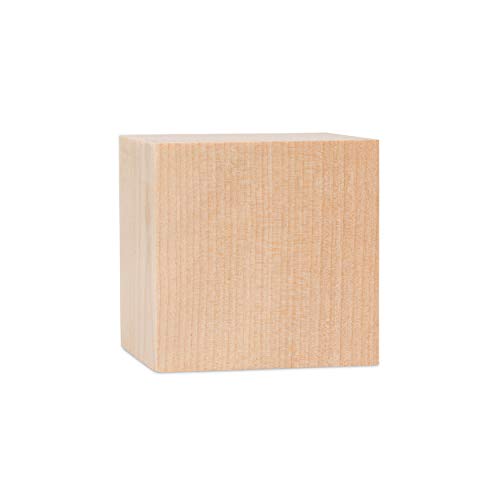Unfinished Wood Craft Cubes 1 inch, Pack of 100 Small Wooden Blocks to  Decorate, Wooden Cubes for Crafts and Decor, by Woodpeckers 