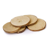 20pcs Mini Log Slices Wood Slab for Crafts Unfinished Wood Slices Small Wood Slice Birch Wood Slices Unfinished Wood Crafts Wood Slices Circles Bulk SEWOART