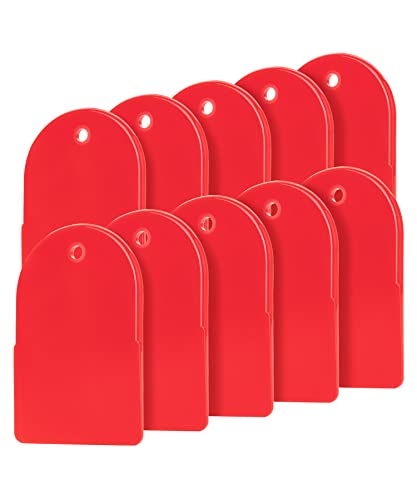 Bates- Body Filler Spreader, 2.65 Inch, 10 Pack, Red Plastic Spreader, Epoxy Spreader, Spreader Tool, Spreaders, Spreading Tool, Body Filler - WoodArtSupply