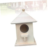 Yardwe 1pc Bird Houses for Outside DIY Kits Bird House Craft Mini Bird Hanging Birdhouse Crafts Kit Wooden Garden Decoration Bird House for Outside Yardwe