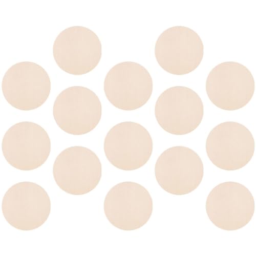 VILLCASE Unfinished Wooden Circles 24pcs Round Wooden Discs Blank Slices for DIY Crafts Door Hanger Sign Painting Christmas Decor 10cm VILLCASE