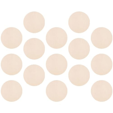 VILLCASE Unfinished Wooden Circles 24pcs Round Wooden Discs Blank Slices for DIY Crafts Door Hanger Sign Painting Christmas Decor 10cm VILLCASE