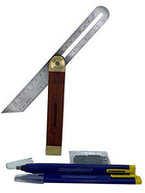 Swanson Tool Co, Inc TS149CP216 Value Pack includes Sliding T-Bevel with Stainless Rule, Hardwood Handle and a 2-Pack AlwaysSharp Carpenter Pencils Swanson Tool Co., Inc