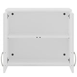Bush Universal Garage Wall Cabinet with Doors in White - Engineered Wood Bush Business Furniture