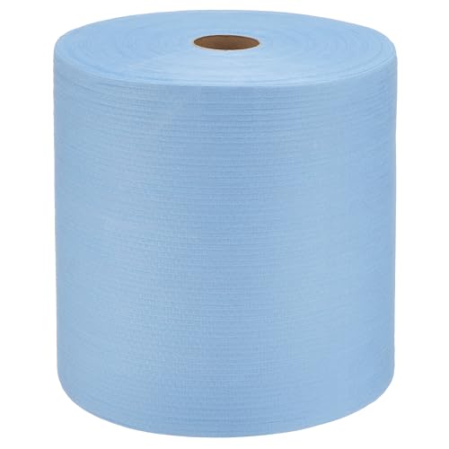 WypAll Power Clean X80 Heavy Duty Cloths (41043), Extended Use Cloths Jumbo Roll, Blue, 475 Sheets / Roll; 1 Roll / Case,8347 - WoodArtSupply