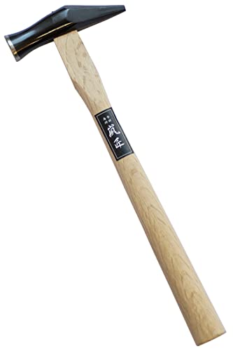 RANSHOU Japanese Carpenter Hammer with Nail Set Punch SAKIKIRI 24mm, Heavy Duty Woodworking Hammer with Nail Setter Wood Handle for Driving Nail,