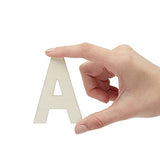 Unfinished Wooden Letters, Symbols, Storage Tray, 3 Inch Alphabet (112 Pieces) Bright Creations