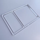 Rectangle 2 Pocket Valet Tray Router Templates, Clear Acrylic Template, Woodworking Router Template Phocaea
