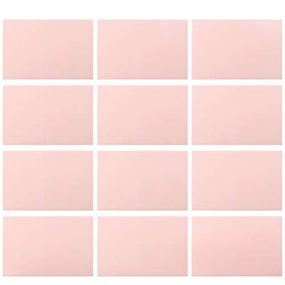 SGHUO 12pcs 4"x6" Pink Rubber Carving Blocks Linoleum Block Stamp Making Kit - WoodArtSupply