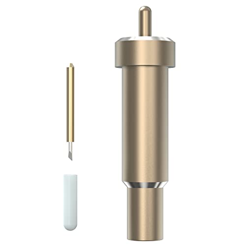 LIKART Premium Fine Point Blade With Housing Works Perfectly for Cricut Maker 3/Maker/Explore 3/Air 2/Air/One, Gold, Cut Cuts Glitter LIKART