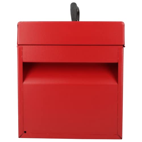 URREA Storage Box - D6 Toolbox 20" X 8" X 9" Tool Box with Chrome Plated Metallic Latch & Durable PVC Handle - D6 Urrea