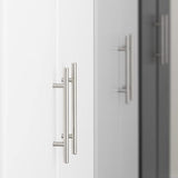 Prepac Elite Functional 6-Piece Garage Cabinets and Storage System Set I, Simplistic Garage Closet Shop Cabinets 16" D x 96" W x 89" H, White, Prepac