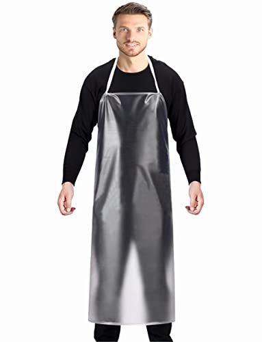 Waterproof Plastic Apron Transparent PVC, Keeps You Clean and Dry When Dishes Washing Kitchen Cooking Lab Work Butcher Dog Grooming Cleaning Fish Younber