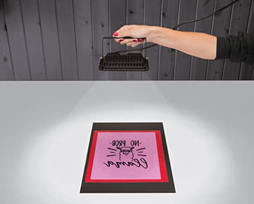 Speedball Speed Screens, 10"x12" (3-Pack), Photo Emulsion Stencils for Screen Printing T-Shirts and Crafts Speedball