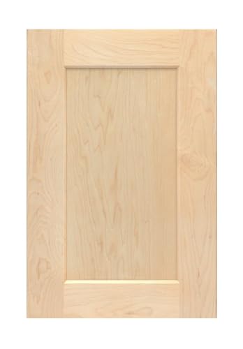 ONESTOCK Unfinished Maple Shaker Cabinet Door Front Replacement - 12W x 24H